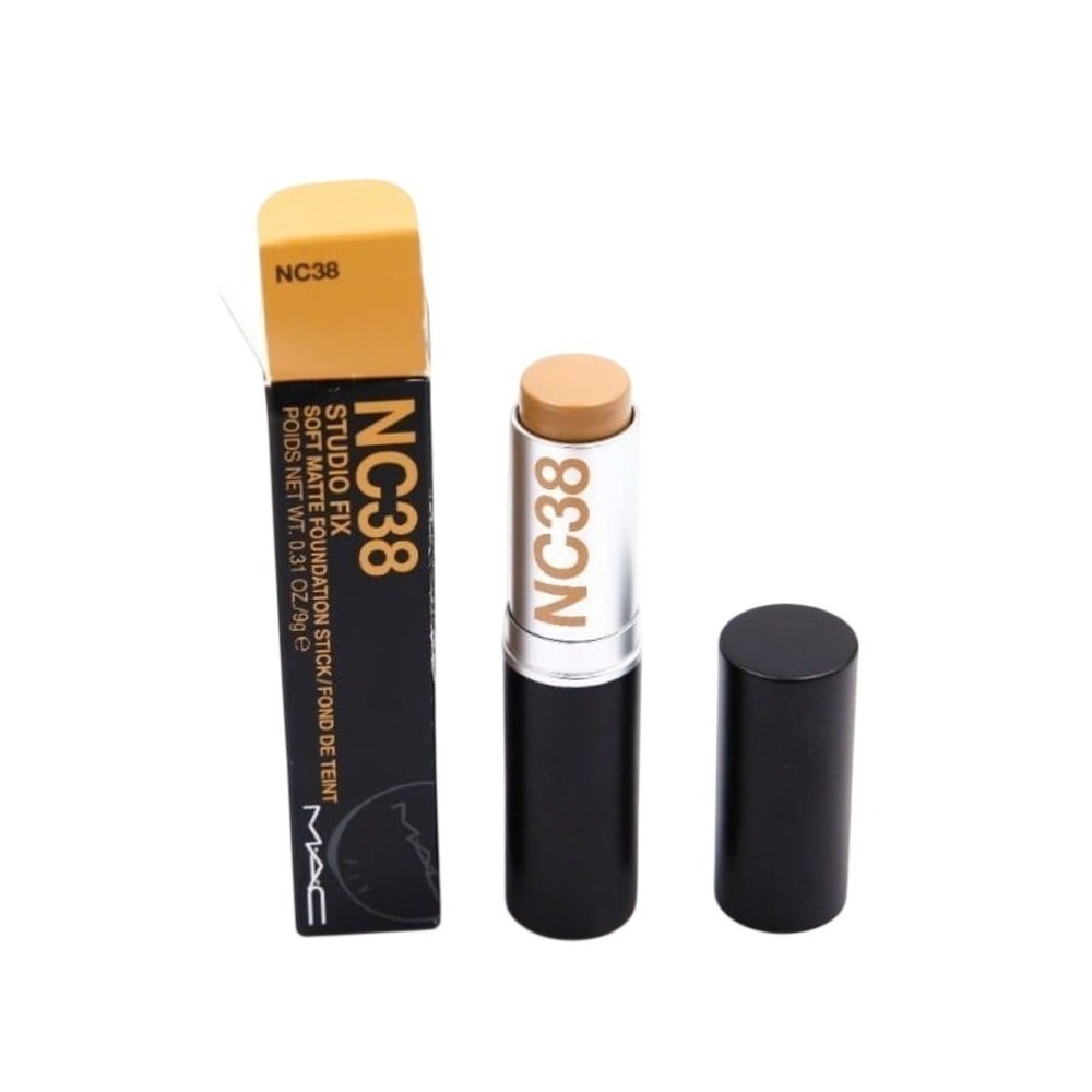 MAC -‎ Studio Fix Soft Matte Foundation Stick - NC38 - .31 oz / 9 g